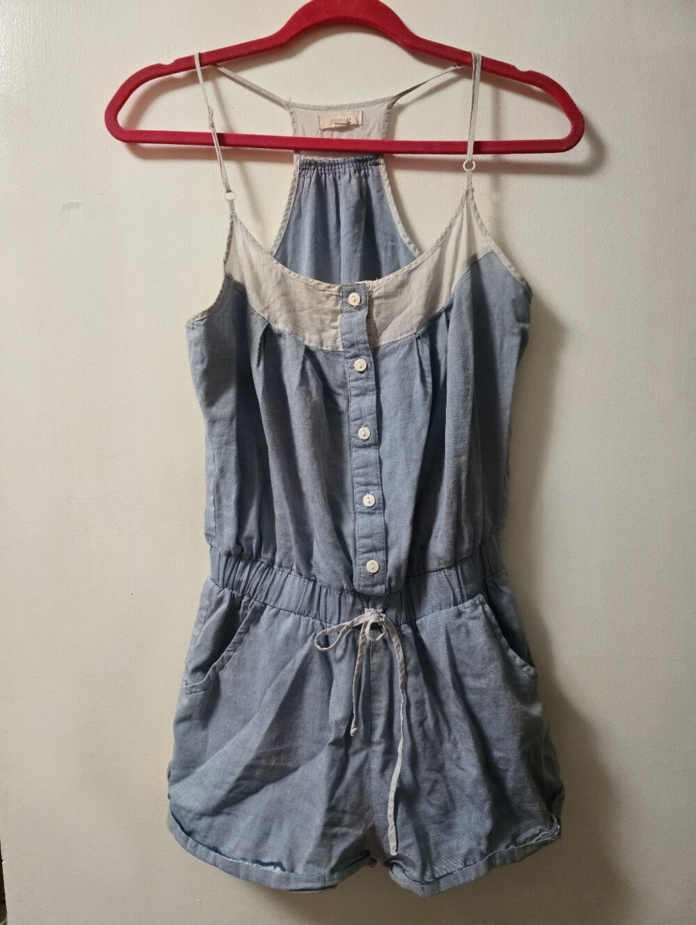 Freebird Light Blue Romper